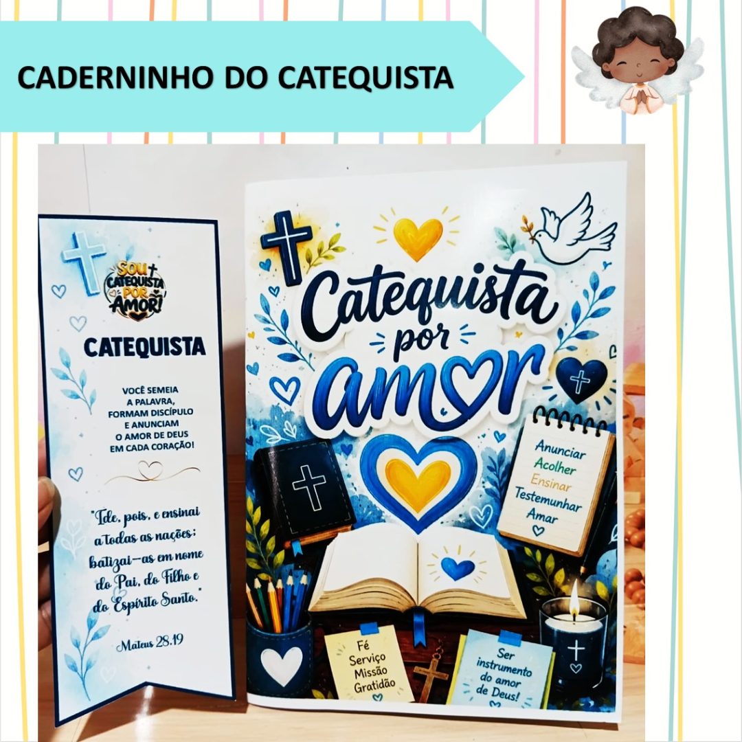 CADERNINHO DO CATEQUISTA (AZUL)