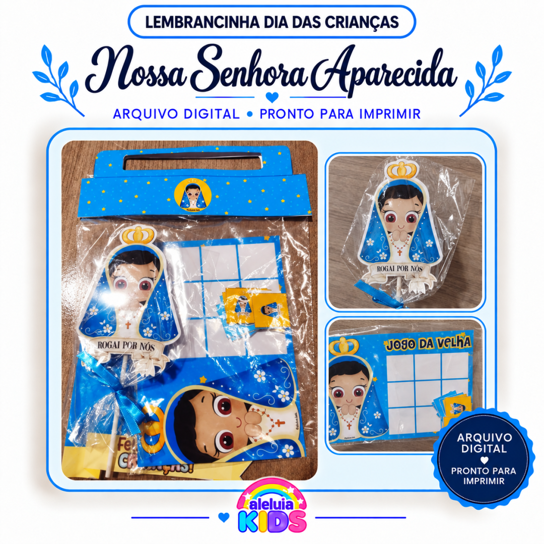 LEMBRANCINHA  DIA DAS CRIANÇAS - SACOLINHA  NOSSA SENHORA APARECIDA
