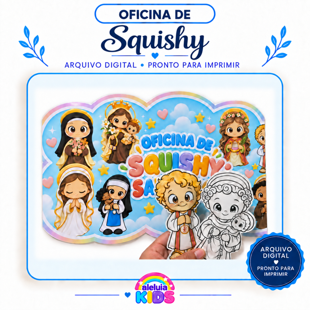 OFICINA DE SQUISHY - SANTINHOS